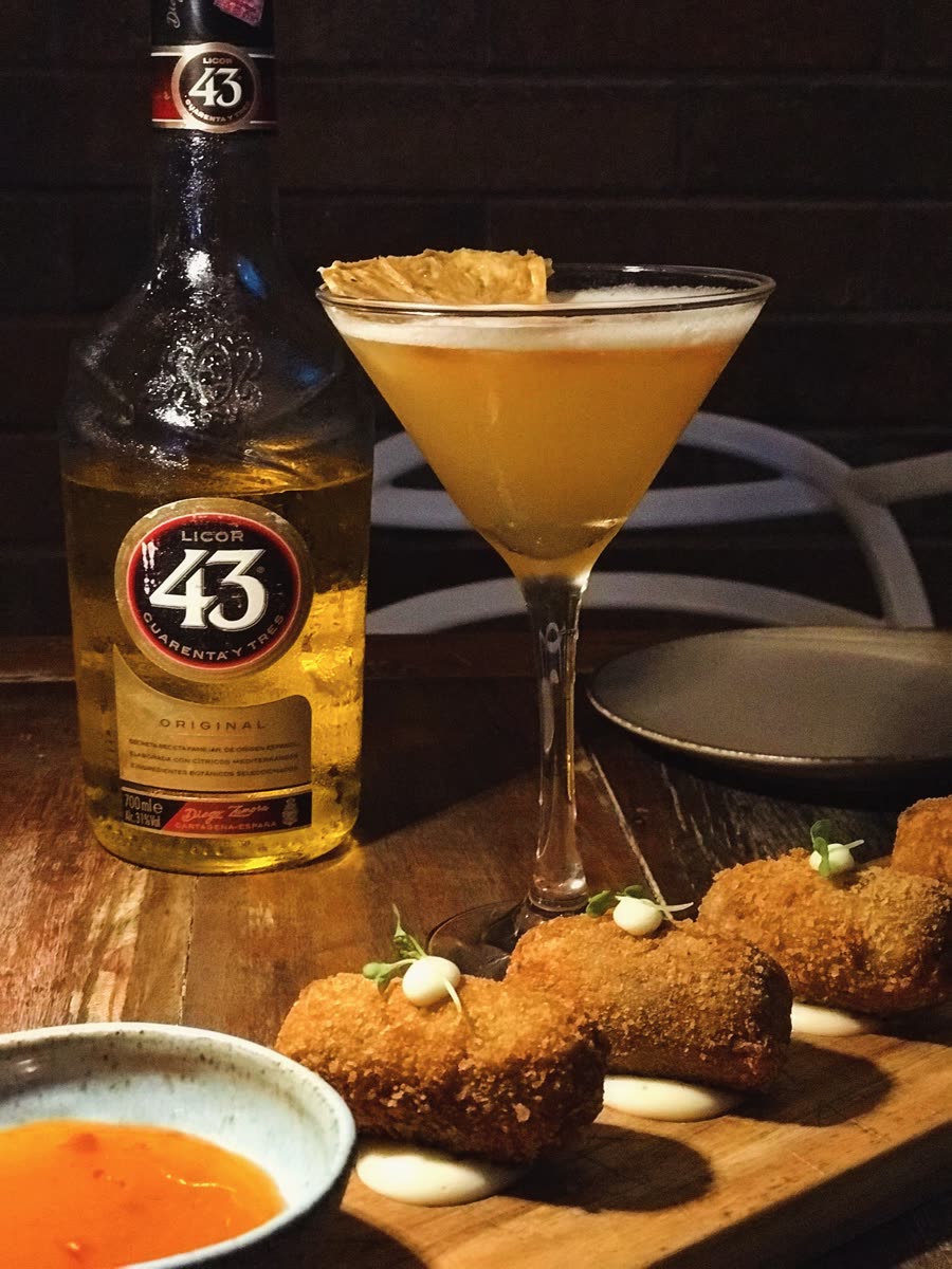 Drink autoral com Licor 43
